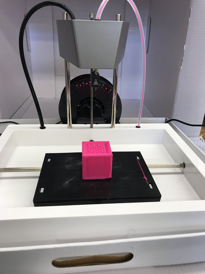 New Matter Mod-t 3D printer Courtesy of OSSE
and Bridging SRI 05/17
